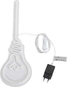 Neon fali lámpa meleg fehér LED-del - Izzó