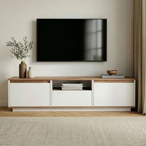 Sentinel - atlanti fenyő/fehér TV-állvány