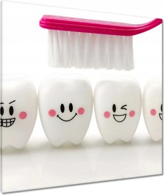 Vászonkép 80x80 A fogak mosolygósak