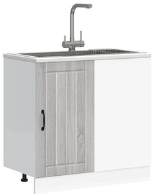 alsó konyhaszekrény Lucca szürke sonoma műfa