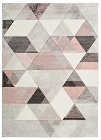 Pinky Dugaro szürke-rózsaszín szőnyeg, 160 x 230 cm - Universal