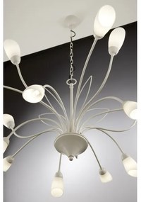 Jupiter 2062 - Láncos csillár GLORIOSA 15xG9/14W/230V krémszínű