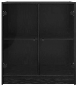 Oldalsó szekrény Fekete tölgy 68 x 37 x 75,5 cm Faanyag