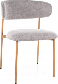 Fém szék Elton D Brego váz fém tölgy szövet brego szürke 07