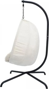 MIADOMODO Függő hintaszék 160 kg bézs