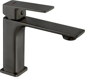 Novaservis Dune mosdócsaptelep klik-klak leeresztővel gun metal BDU2GM