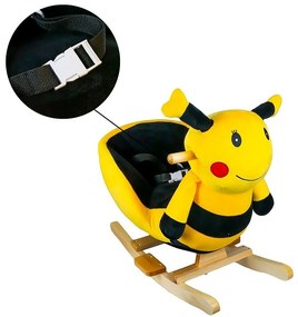 Multifunkciós hintaszék, Méhecske modell, hinta háttámlával és biztonsági övvel, 12 hónapos kor felett
