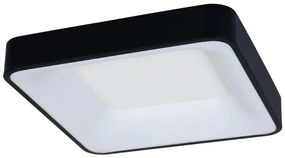 Brilagi - Dimmelhető LED mennyezeti lámpa FALCON II LED/80W/230V 40x40 cm fekete + távirányító