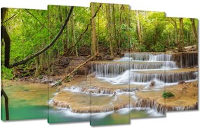 Vászonkép 100x60 Tájkép Vízesés