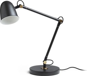 RENDL DANNY asztali lámpa fekete sárgaréz 230V LED E14 5W