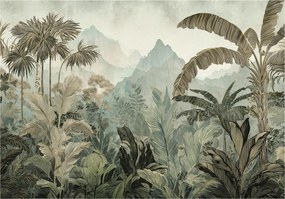 Fotótapéta Dzsungel Trópusi Erdő 3D Falra Hálószoba Nappali 150x105