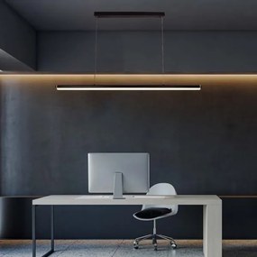 LED Csillár zsinóron LED/23W/230V 4000K 120 cm fekete