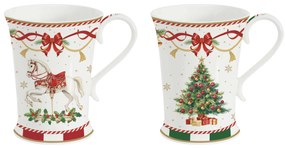 Karácsonyi porcelán bögre 2 db szett 300 ml díszdobozban Christmas Tale