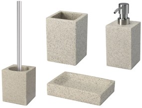 BISK Erga Sand, álló fogkefe pohár, homok, ERG-01596
