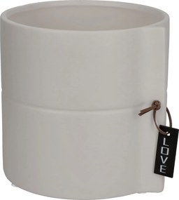 KerĂĄmia VirĂĄgtartĂł 13 cm Kerek SzĂŒrke