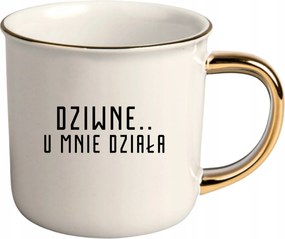 Bögre Fehér Arany Rant Ajándék Vicces Furcsa Nálam Működik It Iroda