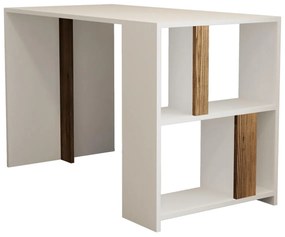 PC asztal Limba (fehér + dió). 1088795