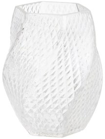 Üveg váza (magasság 17 cm) Clara – Casa Selección