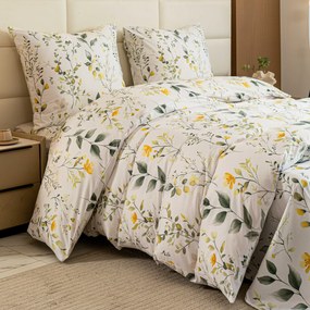 Mikroszálas ágyneműhuzat CITRUS GARDEN fehér Ágyneműhuzat mérete: 2 db 70 x 90 cm | 200 x 220 cm