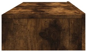 2 db füstös tölgy színű TV-szekrény LED fénnyel 60x35x15,5 cm