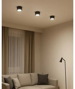 LED spotlámpa LED/5W/230V 3000/4000/6400K átm. 7,5 cm fekete