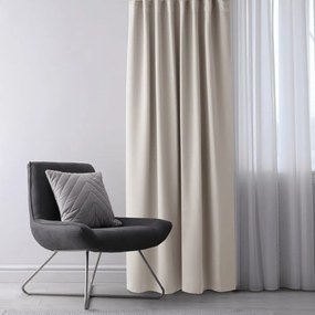 Bézs sötétítő függöny 140x270 cm Eyelets – Restilo