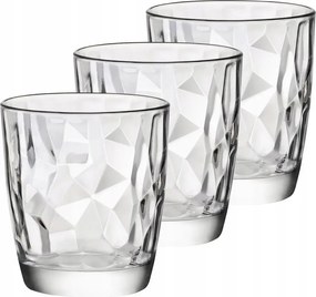 Vízpohár Bormioli Rocco Diamond alacsony 300ml 3db