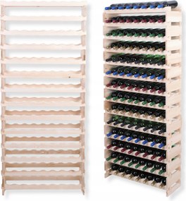 112 palackos bortartó állvány 14x8-as moduláris állvány szerszám nélkül bővíthető