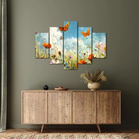Kép - Pillangók a nyári réten (150x105 cm)