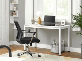 Fehér étkezőasztal fehér asztallappal TESSA 120x60 cm