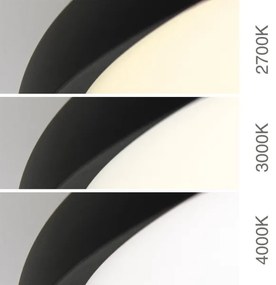 Orion - KANT LED mennyezeti lámpatest 66W/230V 2700/3200/4000K, átm. 80 cm, fekete