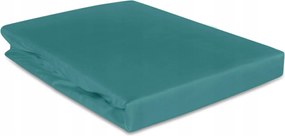 Pamut szatén gumis lepedő 180x200 Darymex sötét türkizkék