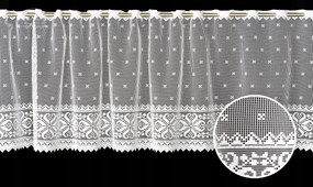 Mg Irigység vastag jacquard fehér 3543 130x40cm K