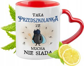 Óvodásoknak Piros, szív alakú füllel Ajándék