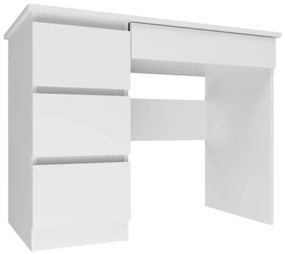 Íróasztal / számítógép asztal fiókkal - Holzmeister - 98 cm - fehér
