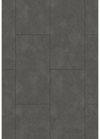 Mexen Steel Black mintás vinylpadló 610 x 305 mm SPC 6,5 mm, IXPE 1,5 mm alátét, 4 V-Fuga, Kő - F1148-S