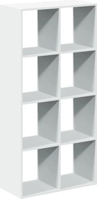 vidaXL fehér szobaparaván, könyvespolc, 69,5 x 29 x 137,5 cm, rétegelt fából