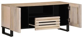tömör mangófa TV-szekrény 100 x 34 x 46 cm