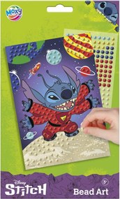 Disney Lilo és Stitch, A csillagkutya Space gyöngyös kreatív szett A5