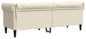 3 személyes vászon Chesterfield kanapé