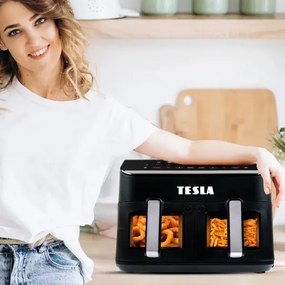 TESLA Electronics AirCook - multifunkciós digitális légsütő 9 l, 2400W