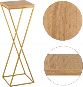 Fém Virágágyás Nappaliba Virágtartó Állvány 70 cm