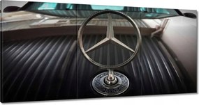 Vászonkép 60x30 Mercedes bélyeg