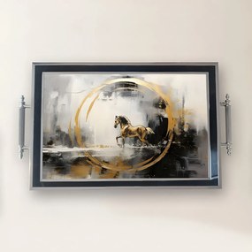 Üveg tálca, 38×24 cm – TPG9830