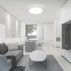 LED Fürdőszobai mennyezeti lámpa érzékelővel LED/24W/230V 6500K IP44 fehér