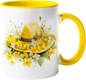 Virágmintás Bögre Kertész Ajándék 330ml Csomagolás