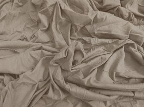 Pamut gumis lepedő STANDARD 90 x 200 cm barna