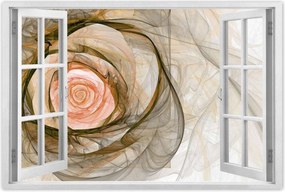 Poszterek 90x60 Absztrakt rózsa virág