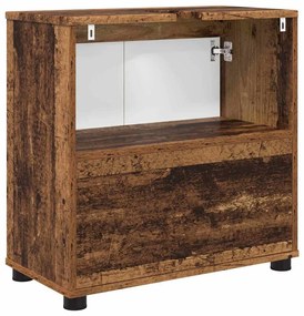 Fürdőszoba mosdószekrény Öreg fa 60 x 30 x 60 cm Faanyag