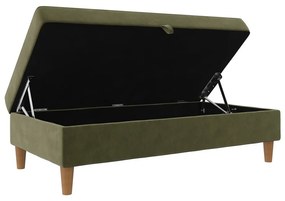 Zöld bársony lábtartó Lilly – Støraa